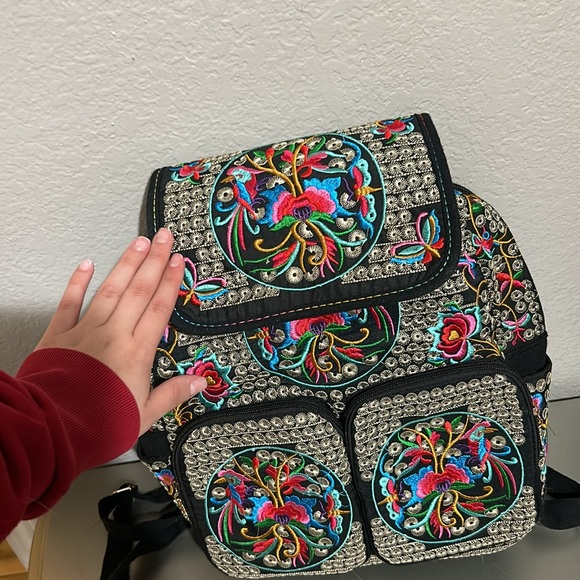 Embroidery Backpack - Picture 3 of 3